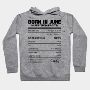 Born in june Hoodie